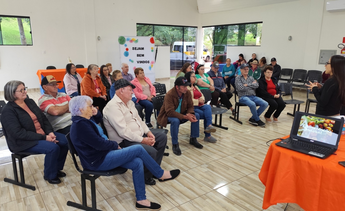 Encontro Mensal com Grupo de Idosos Porto Barreiro.
