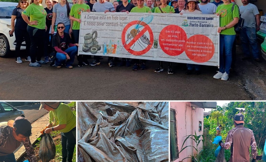 Mutirão de Combate à Dengue em Porto Barreiro.