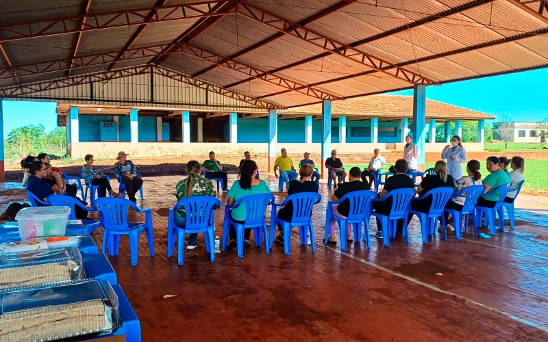 Orientações com o Grupo do Programa Hiperdia.