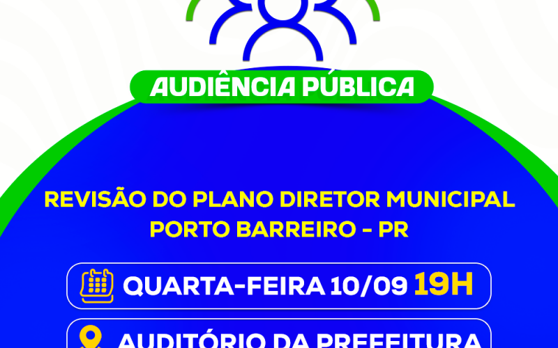 Convocação para Audiência Publica.