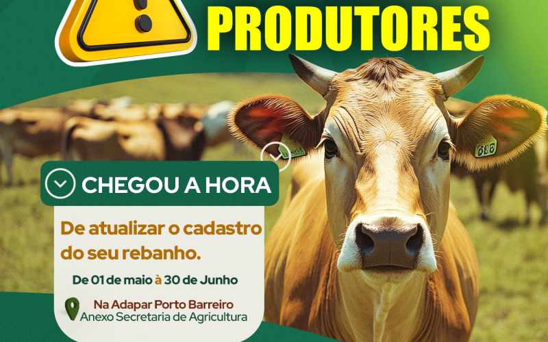 Campanha de Atualização de Animais. 
