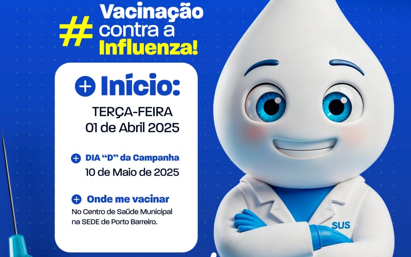Campanha de Vacinação contra Influenza.