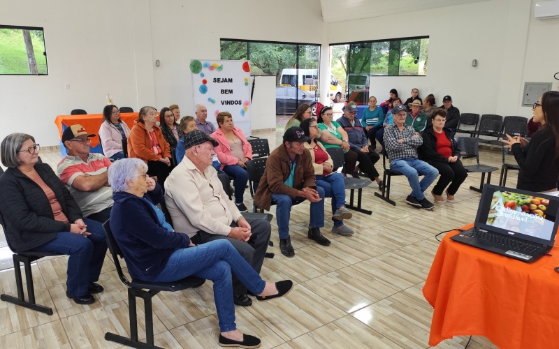 Encontro Mensal com Grupo de Idosos Porto Barreiro.