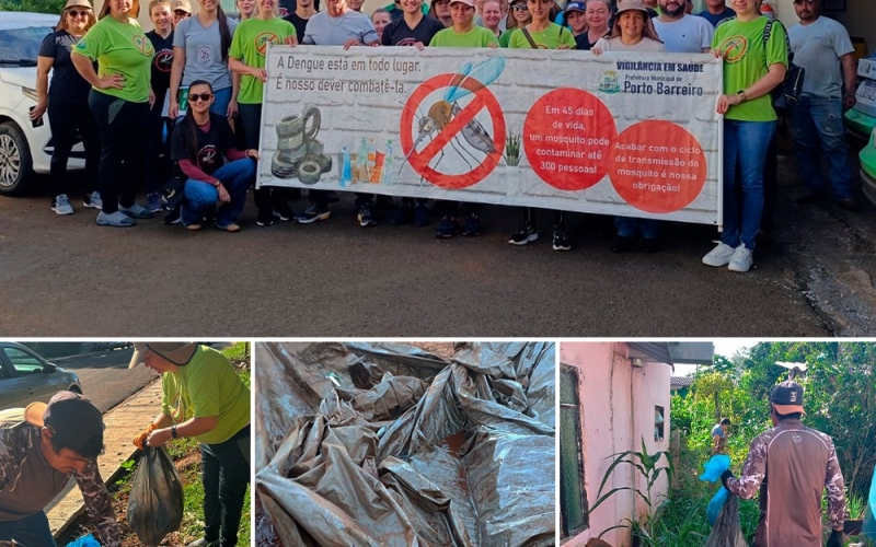 Mutirão de Combate à Dengue em Porto Barreiro.