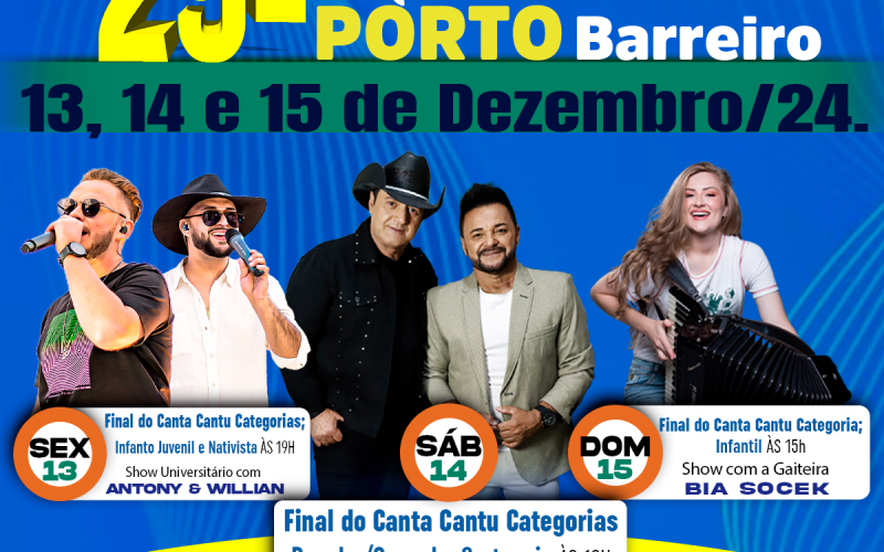 Aniversário de Porto Barreiro.